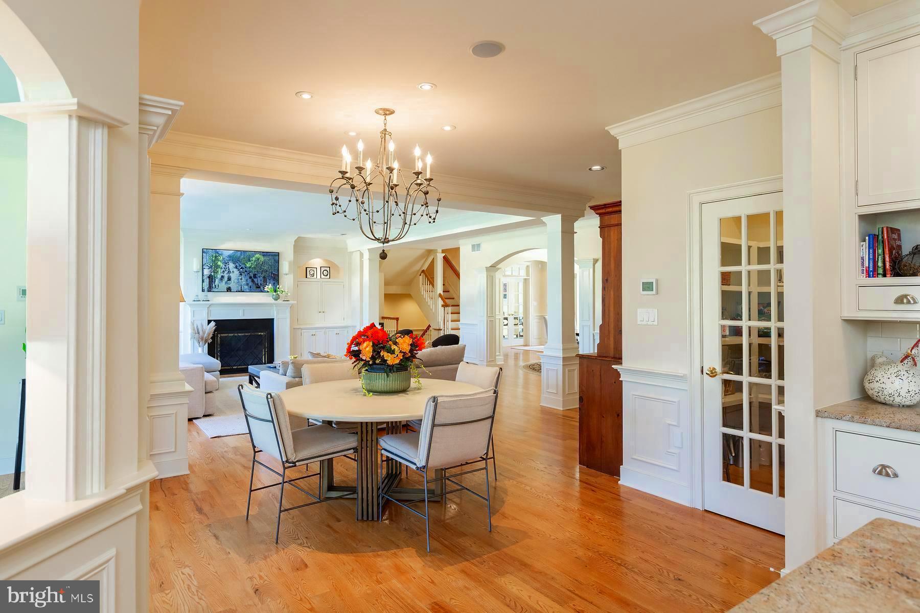 801 Greenside Drive Lititz, PA 17543 - Photo 22 of 57 a view of a dining room with furniture and a chandelier