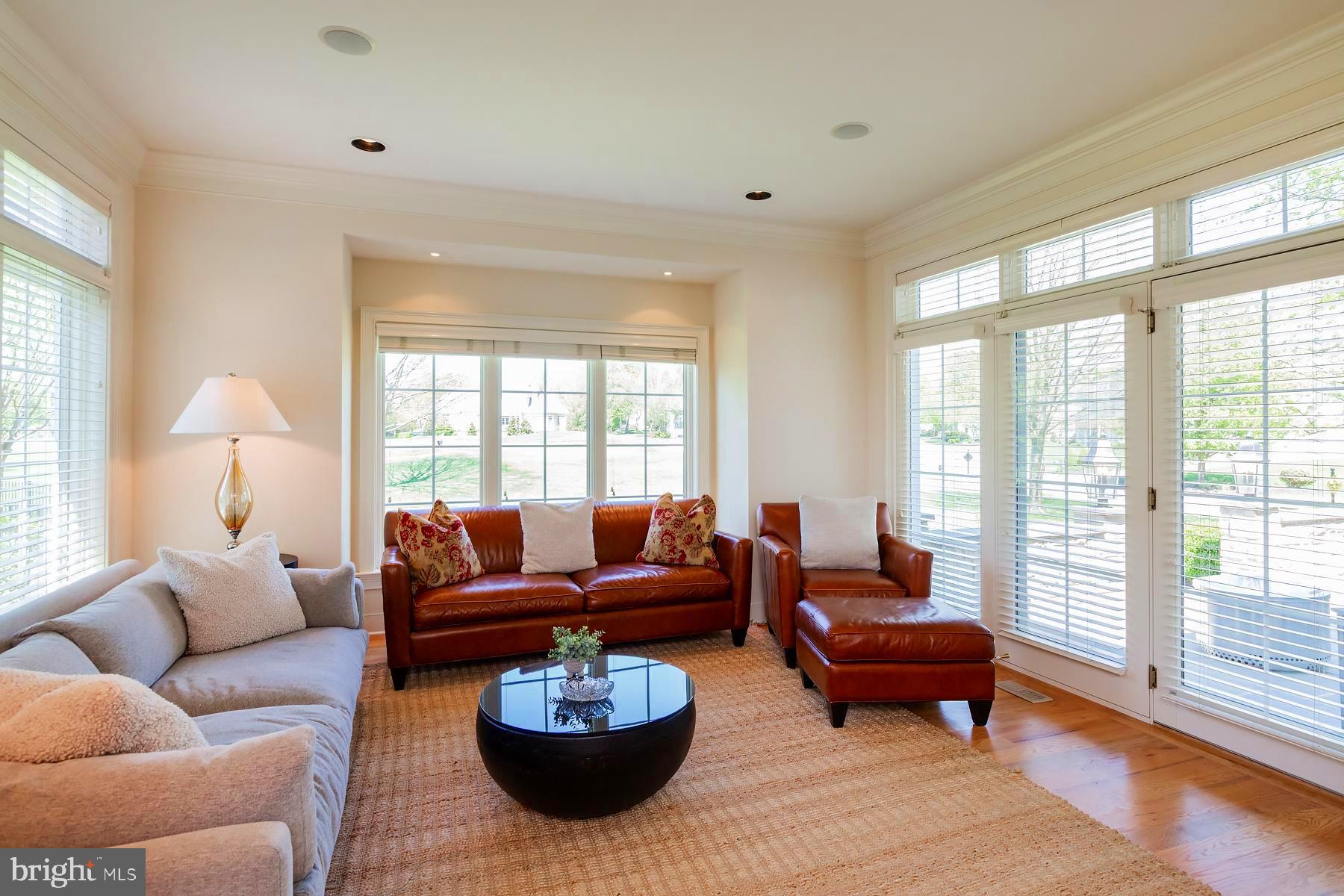 801 Greenside Drive Lititz, PA 17543 - Photo 45 of 57 a living room with furniture a large window and a wooden floor