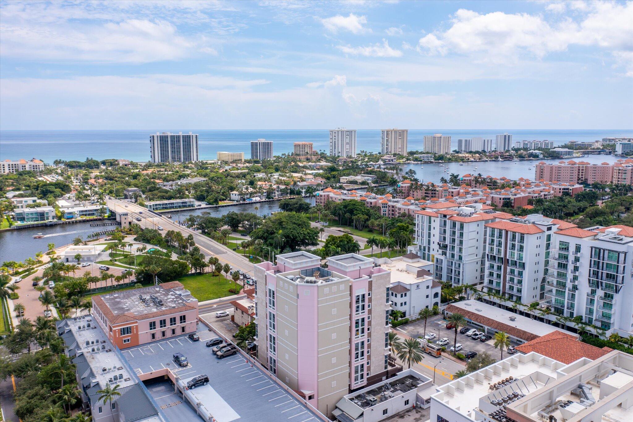455 East Palmetto Park Road, Unit 6E Boca Raton, FL 33432 - Photo 27 of 28 an aerial view of a city