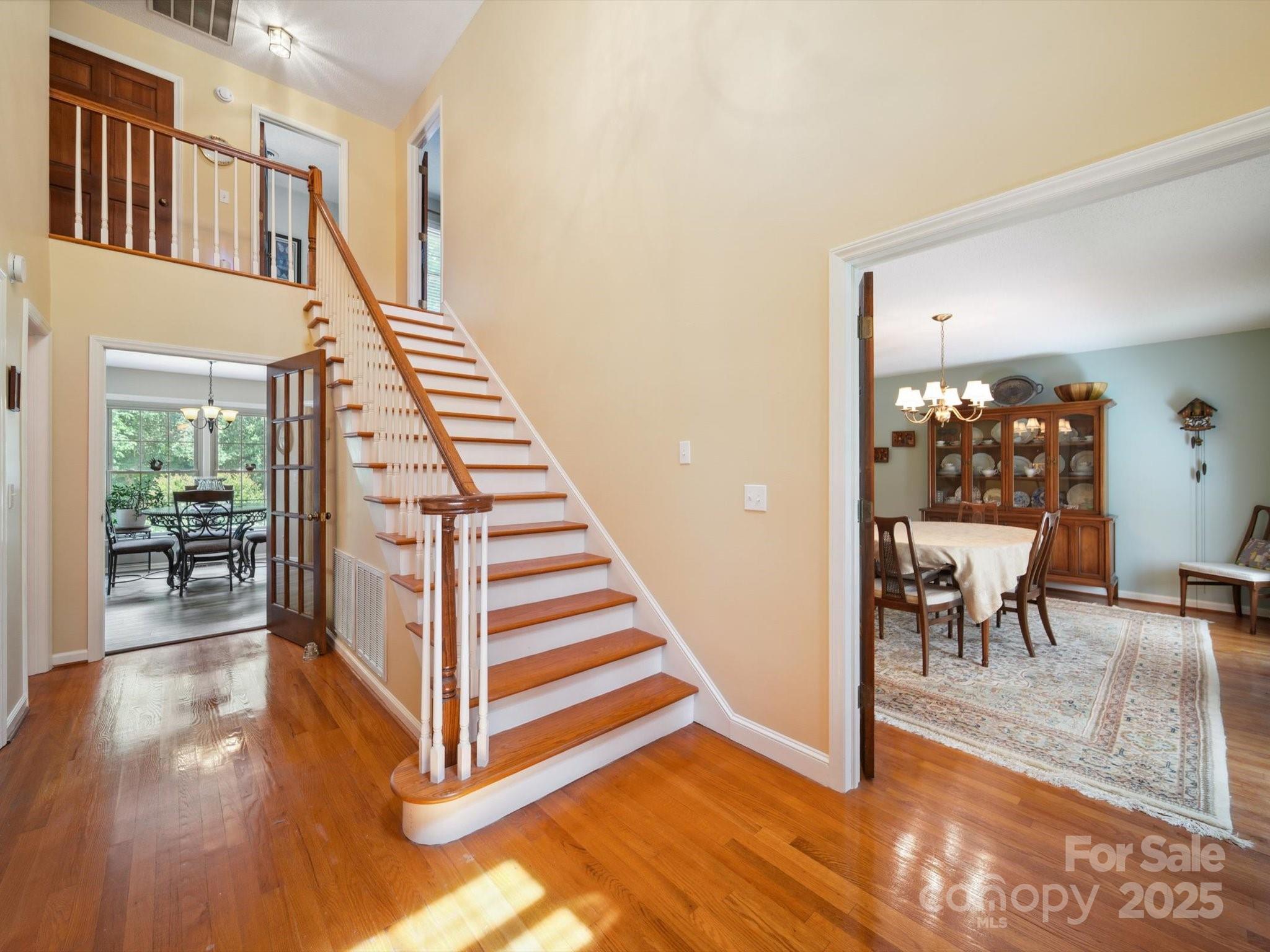 394 Gold Mine Road Wadesboro, NC 28170 - Photo 16 of 39 a view of entryway and hall with wooden floor