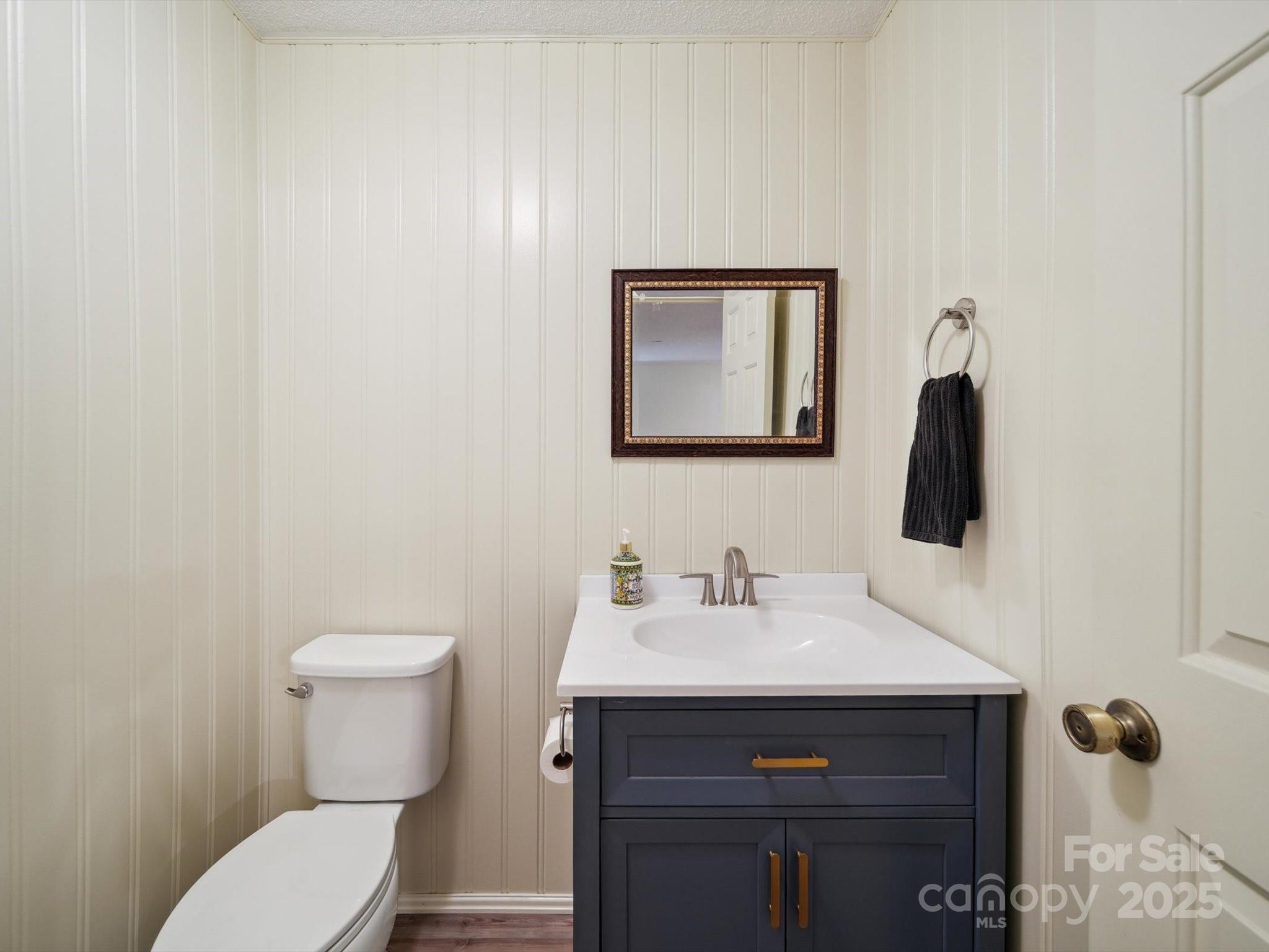 394 Gold Mine Road Wadesboro, NC 28170 - Photo 29 of 39 a bathroom with a toilet sink and mirror