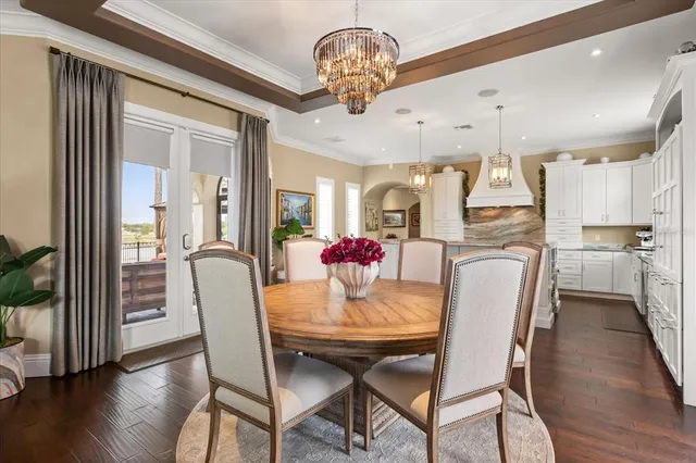 a view of a chairs and table in the terrace