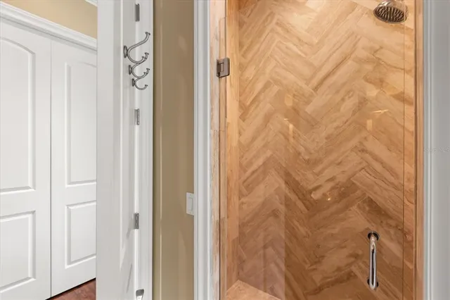 a view of a house with sitting area and garden