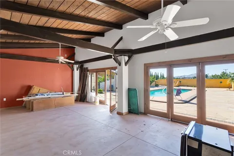 a view of a house with a swimming pool