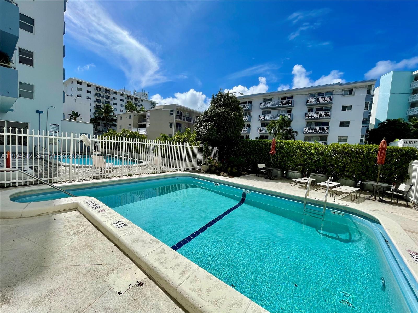 1670 Bay Road, Unit 2B Miami Beach, FL 33139 - Photo 5 of 15 a view of a patio with a backyard