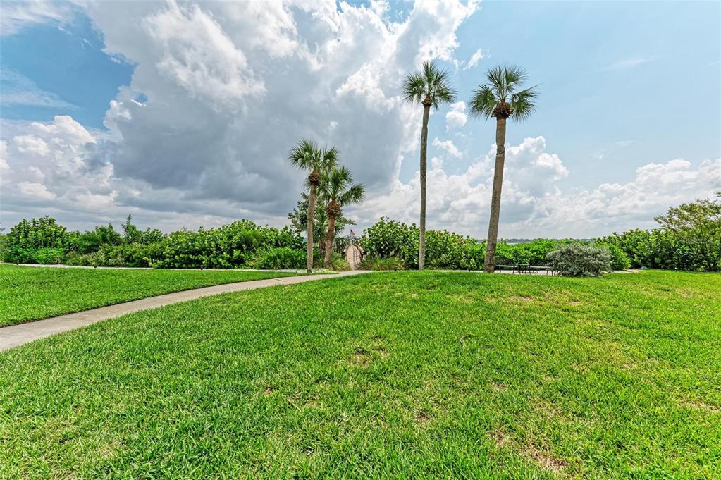 8735 Midnight Pass Road, Unit 107B Sarasota, FL 34242 - Photo 40 of 55 a garden view