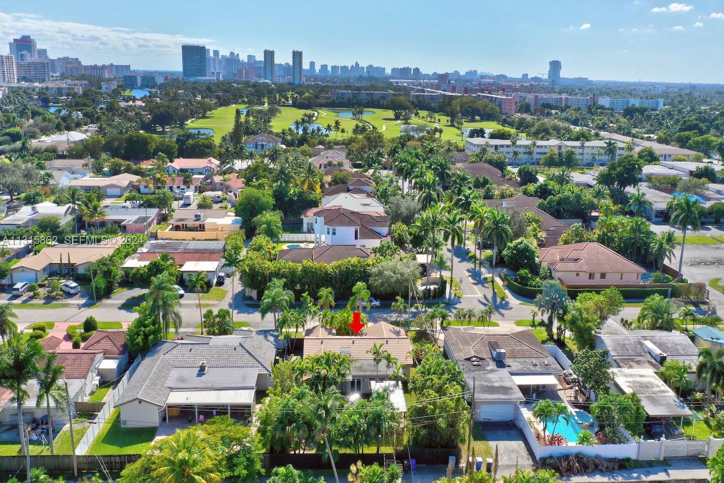 1307 Rodman Street Hollywood, FL 33019 - Photo 36 of 38 an aerial view of a city