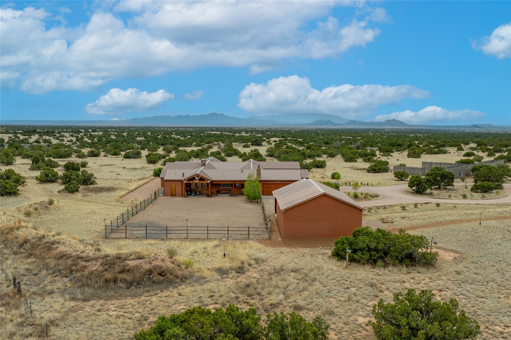 86 Droege Road Santa Fe, NM 87508 - Photo 36 of 37 Aerial View Facing South