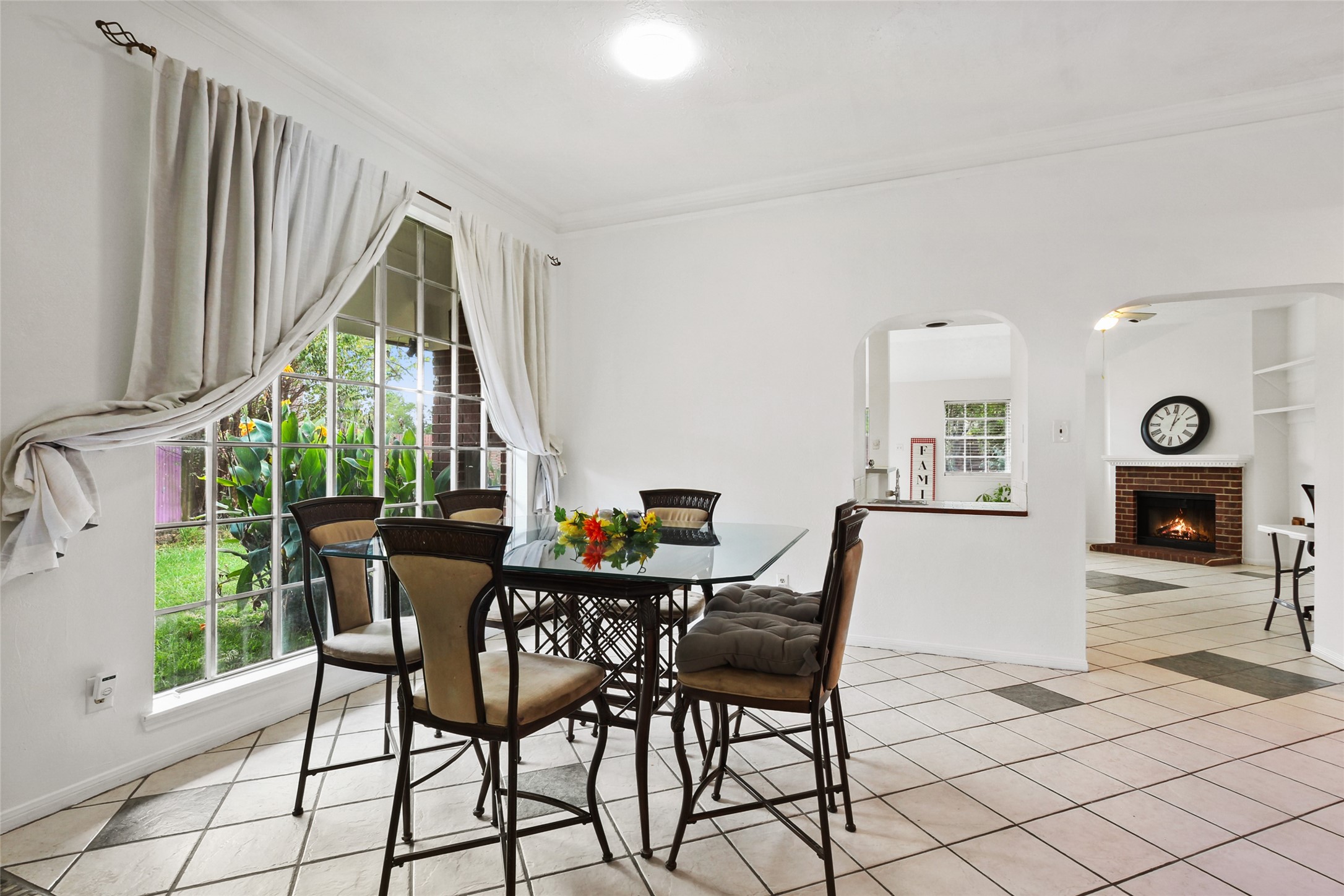 14554 Sycamore Lake Road Houston, TX 77062 - Photo 4 of 17 a view of a dining room with furniture window and outside view