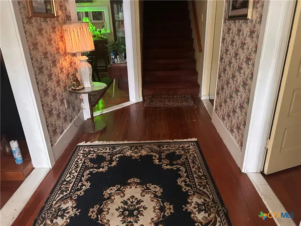 a view of water heater room