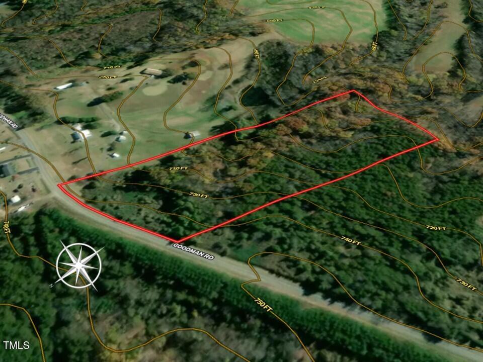 Lot 6 Goodman Road Pelham, NC 27311 - Photo 12 of 42 an aerial view of a garden