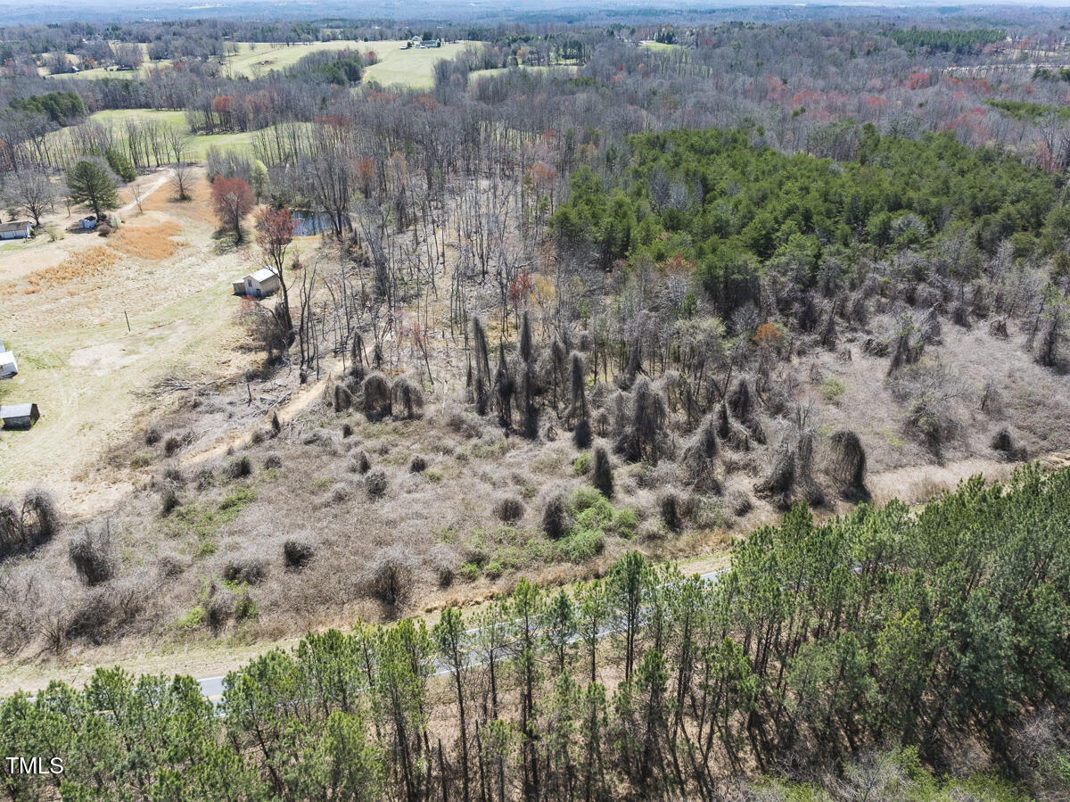 Lot 6 Goodman Road Pelham, NC 27311 - Photo 16 of 42 a view of a dry yard with trees