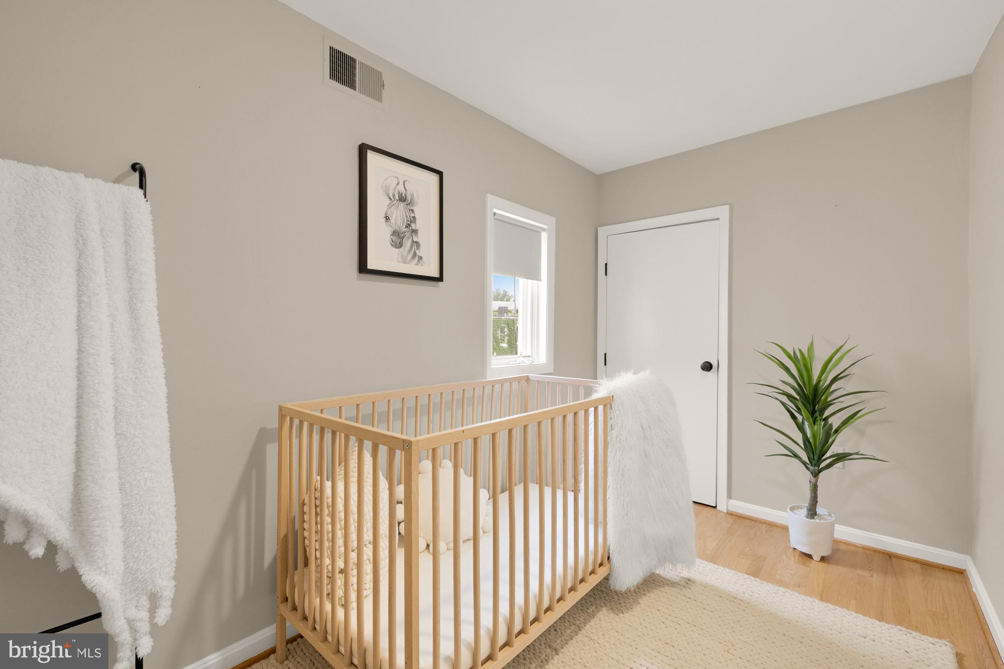 1112 Park Street Northeast Washington, DC 20002 - Photo 20 of 23 a view of a hallway and an entryway with wooden floor