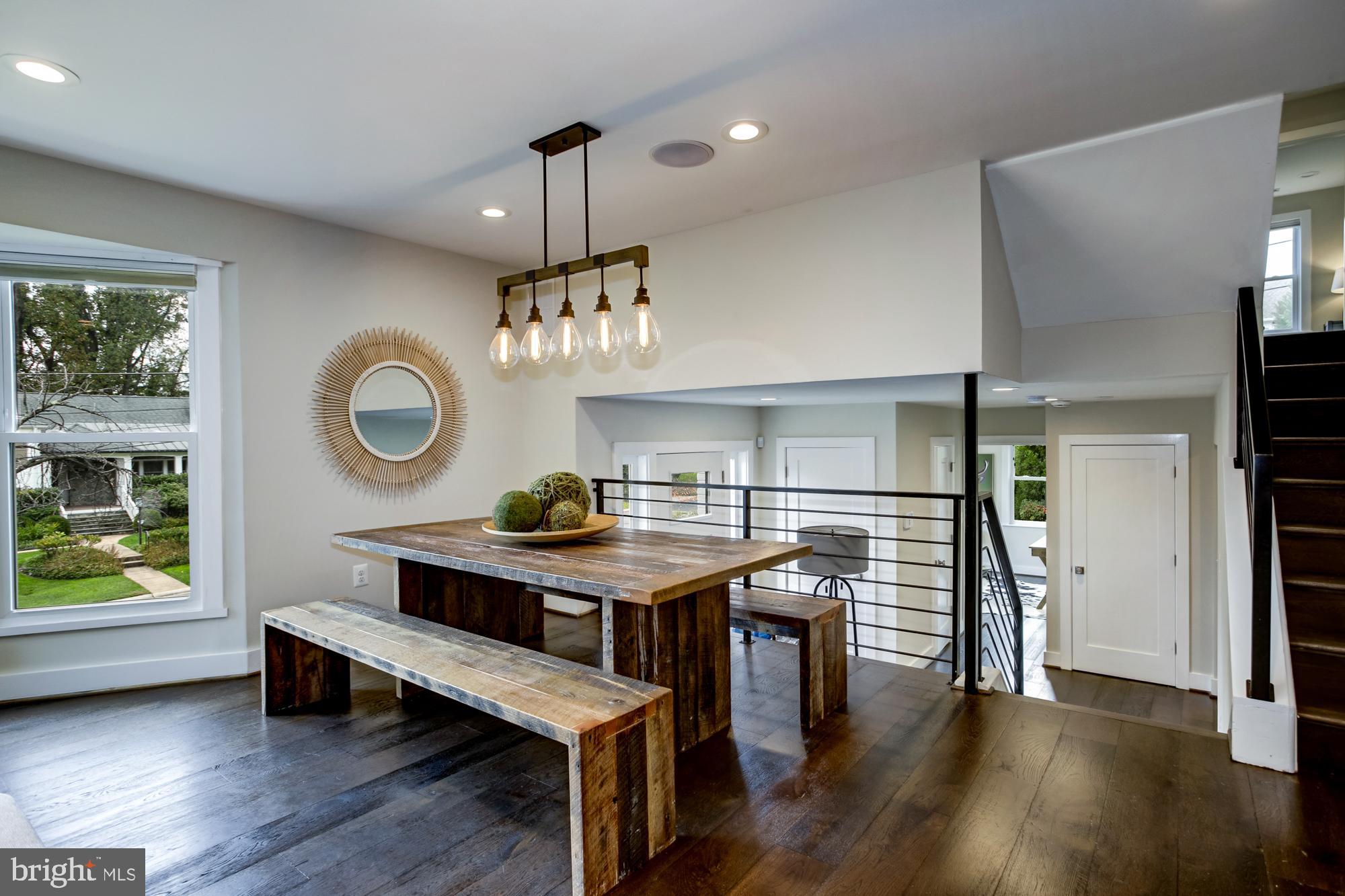 5507 Durbin Road Bethesda, MD 20814 - Photo 11 of 50 Dining room has modern lighting