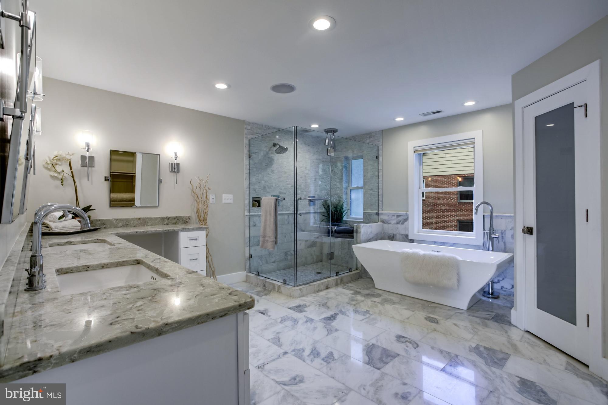 5507 Durbin Road Bethesda, MD 20814 - Photo 19 of 50 Primary bath renovated to perfection