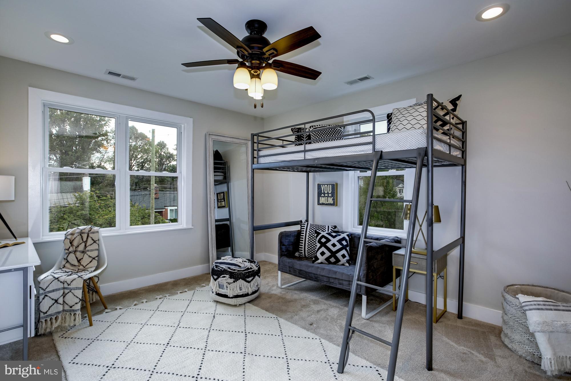 5507 Durbin Road Bethesda, MD 20814 - Photo 27 of 50 BR4 has double window and ceiling fan
