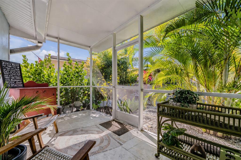 2020 Culberson Avenue Dunedin, FL 34698 - Photo 24 of 52 a garden view with a seating space