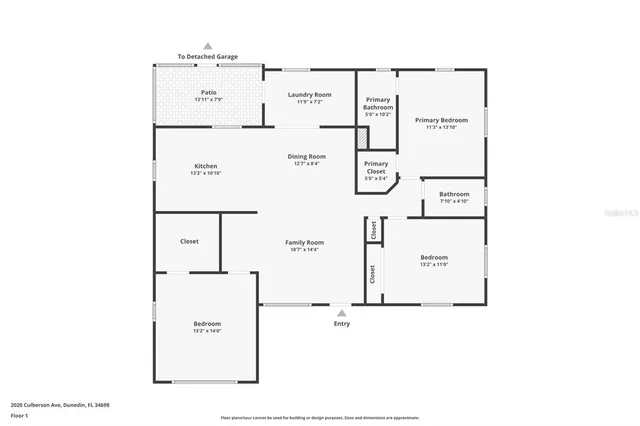 $749,000 | 2020 Culberson Avenue, Dunedin, FL 34698