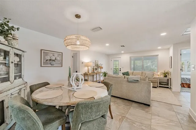 a view of a livingroom with furniture