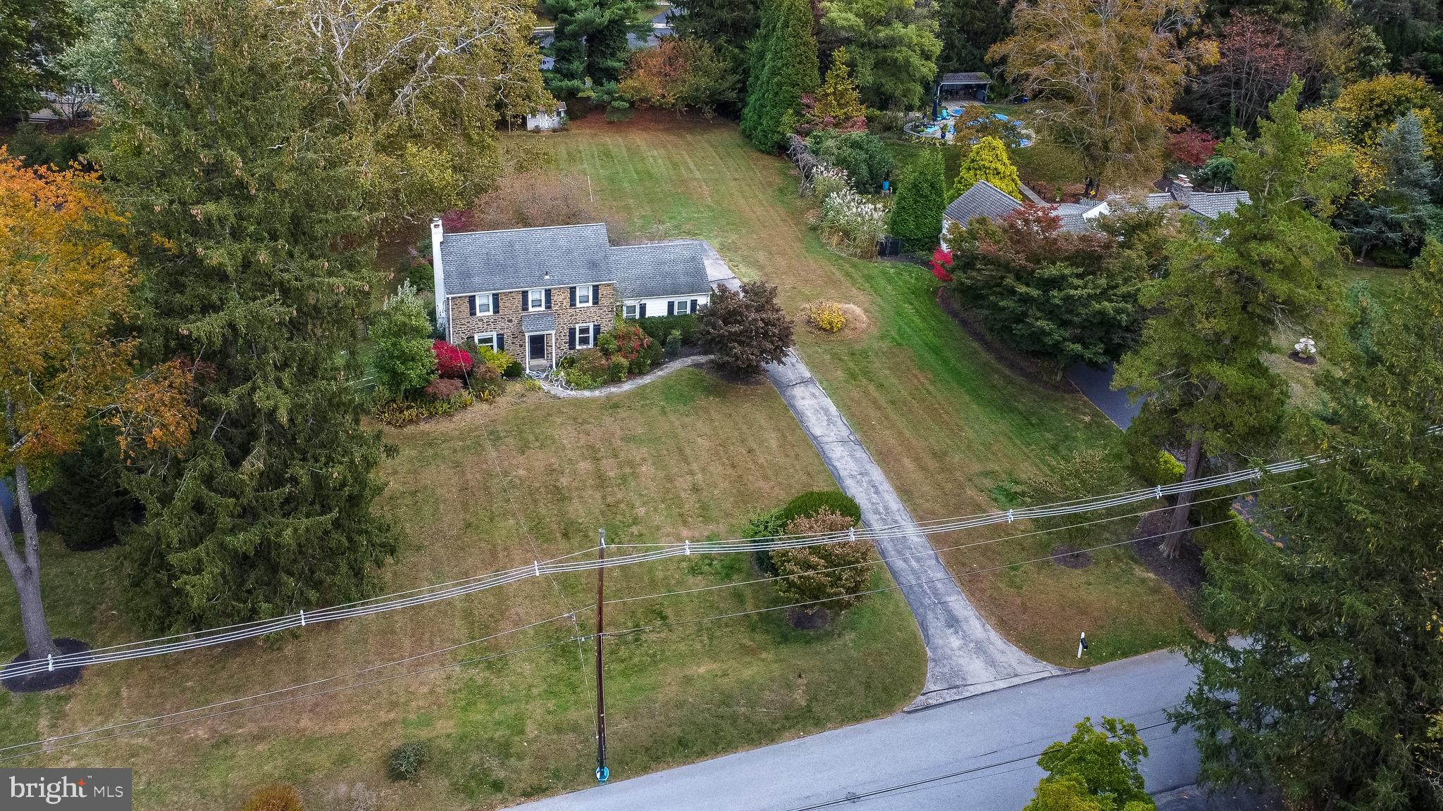 356 King Of Prussia Road Wayne, PA 19087 - Photo 2 of 8 an aerial view of a house with a yard basket ball court and outdoor seating