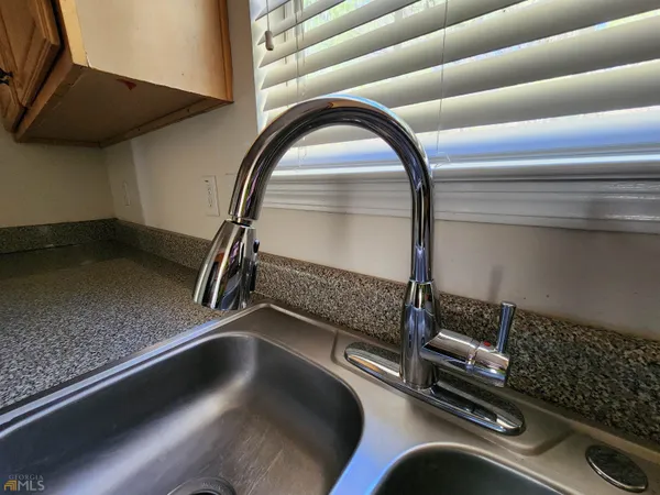 a close view of tap