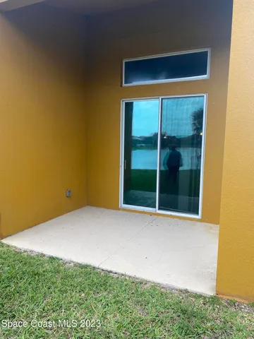 a view of a backyard of a house