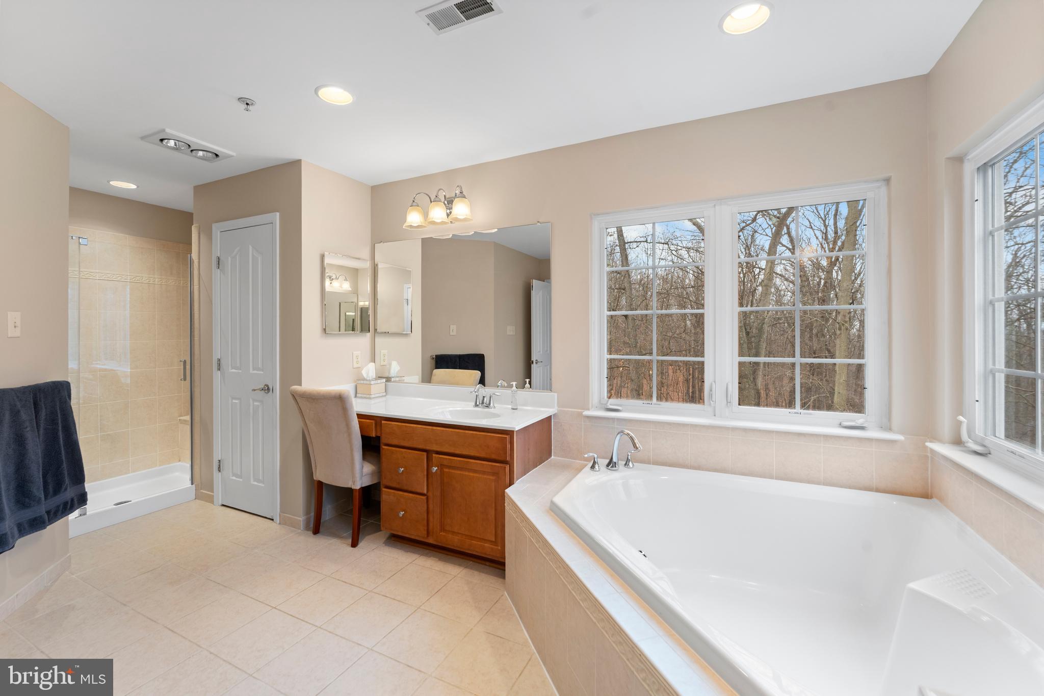 934 Zenith Drive Freeland, MD 21053 - Photo 35 of 50 a large spacious bathroom with a large tub shower and sink