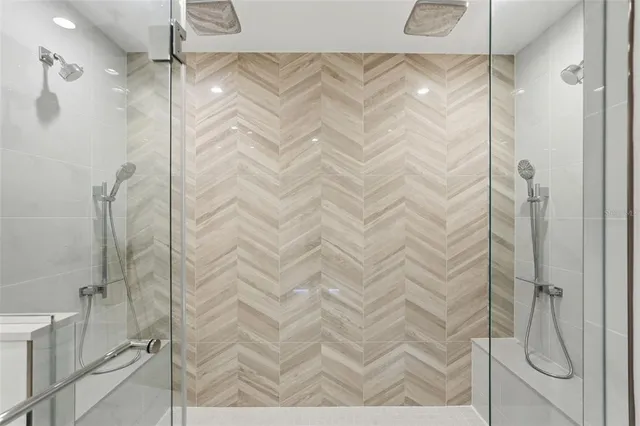 a view of a city with tall buildings