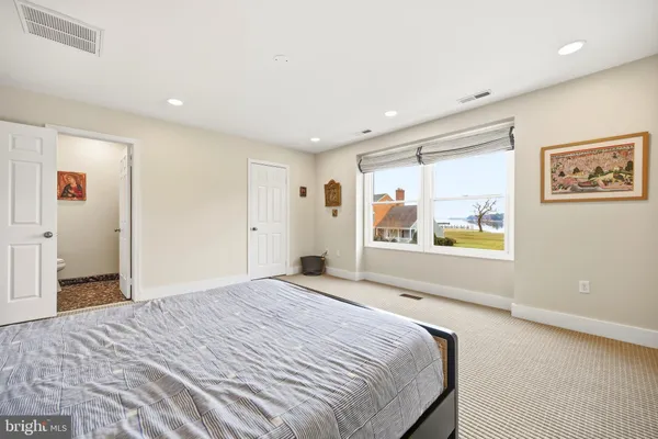 a view of a lake and a mountain view