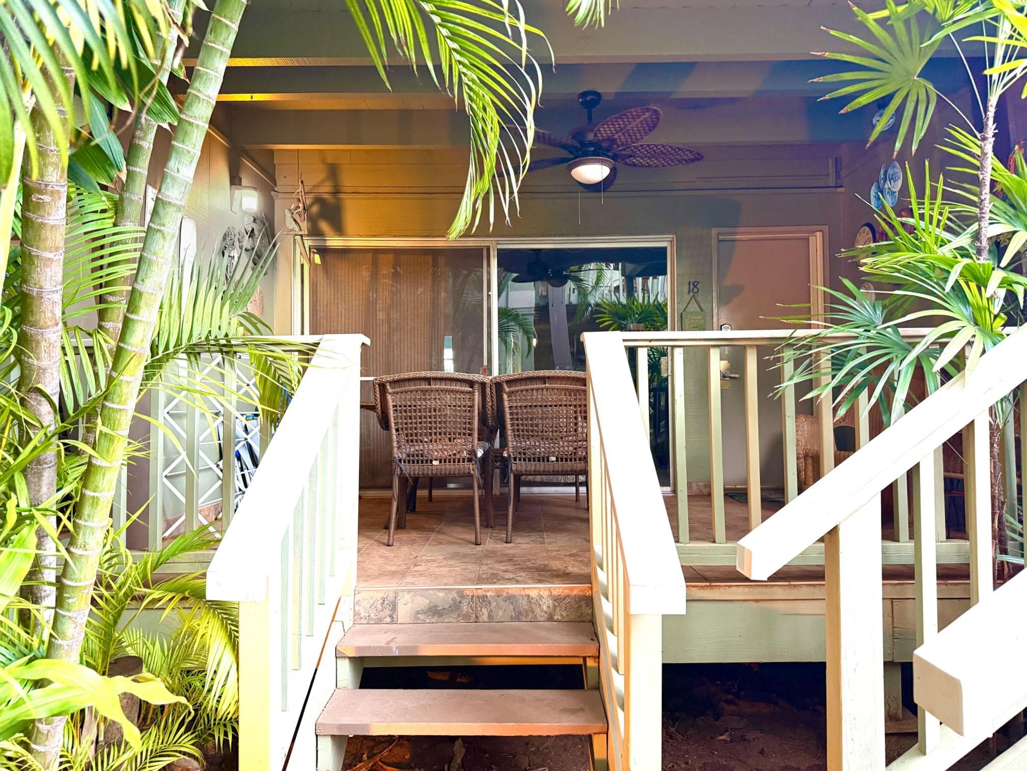61 North Kihei Road, Unit 18 Kihei, HI 96753 - Photo 3 of 23 a view of outdoor living area with seating space