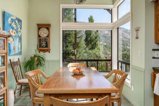 a spacious bedroom with a bed and a couch