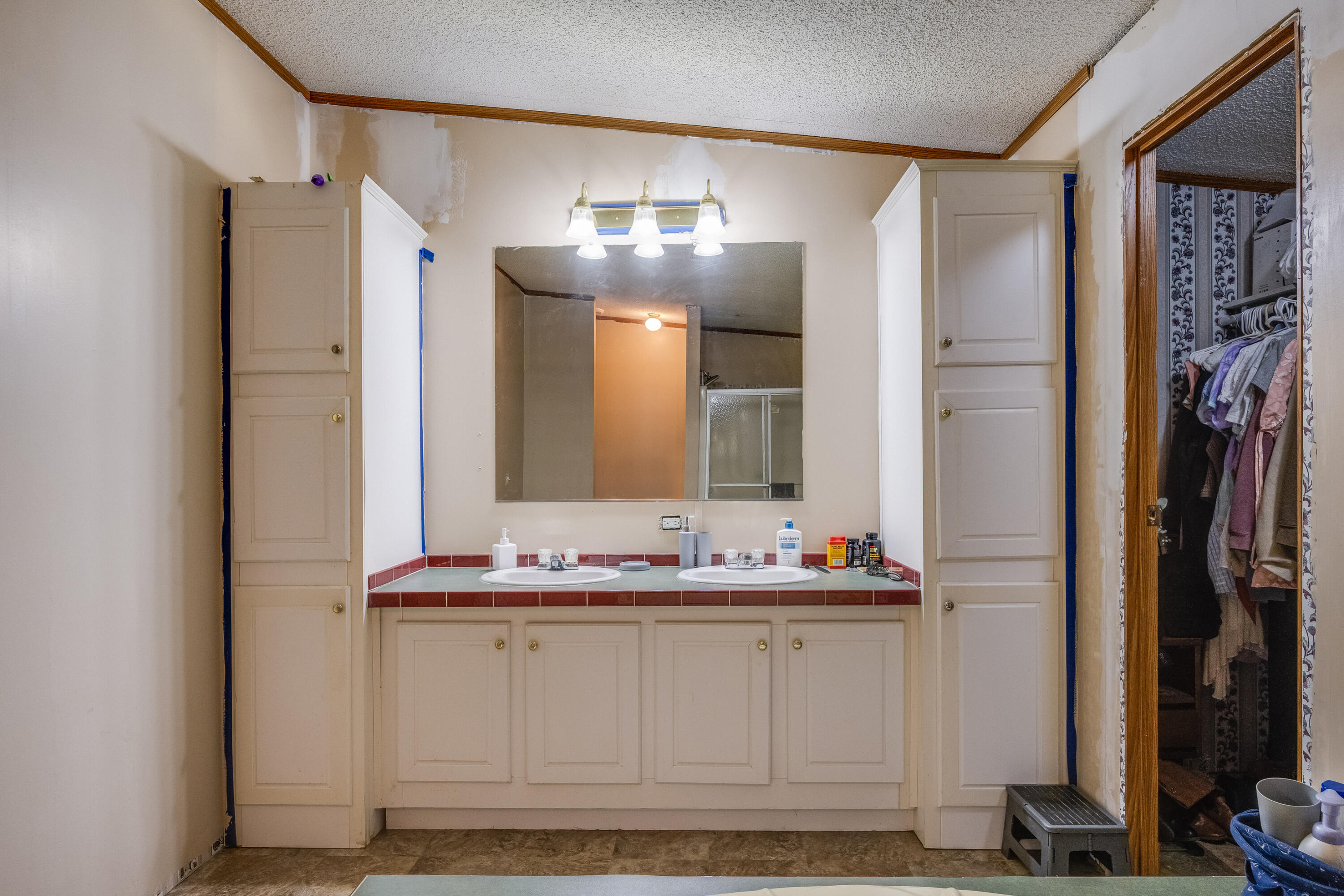 1953 Cotton Creek Road Baker, FL 32531 - Photo 19 of 38 a bathroom with a sink and a mirror