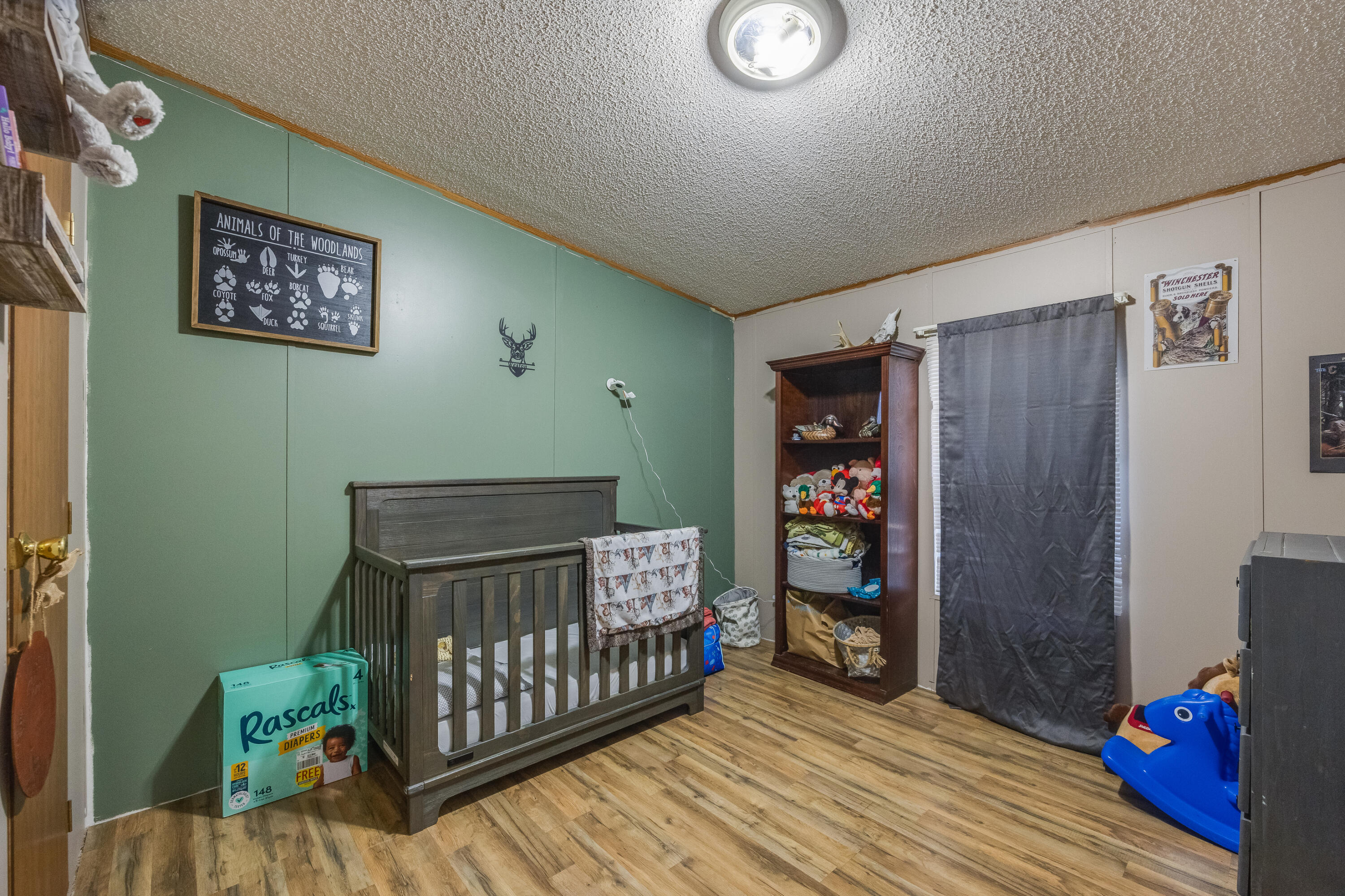 1953 Cotton Creek Road Baker, FL 32531 - Photo 22 of 38 a bedroom with furniture and a wooden floor