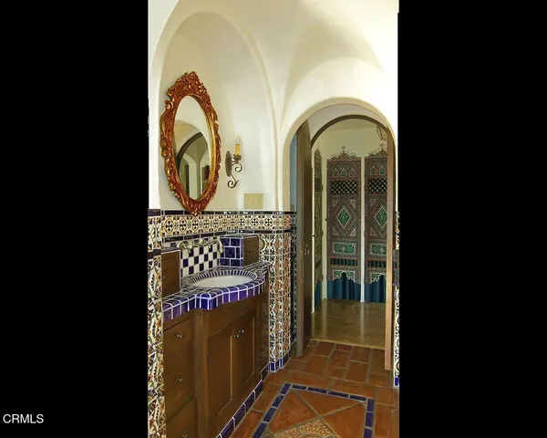 a view of a door of the house