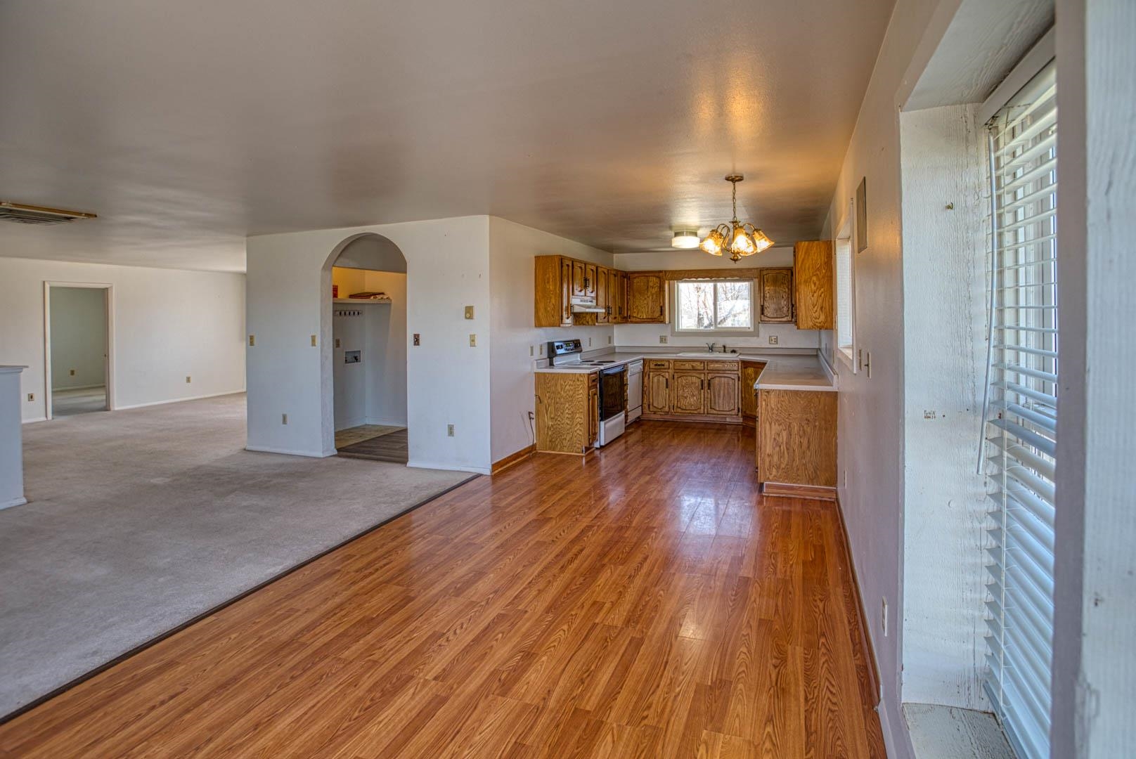 1179 17 Road Fruita, CO 81521 - Photo 24 of 36 a view of a kitchen from the hallway