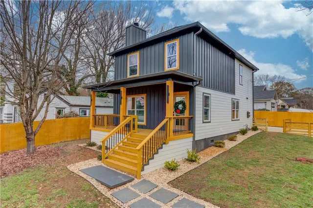 a view of a house with a swimming pool