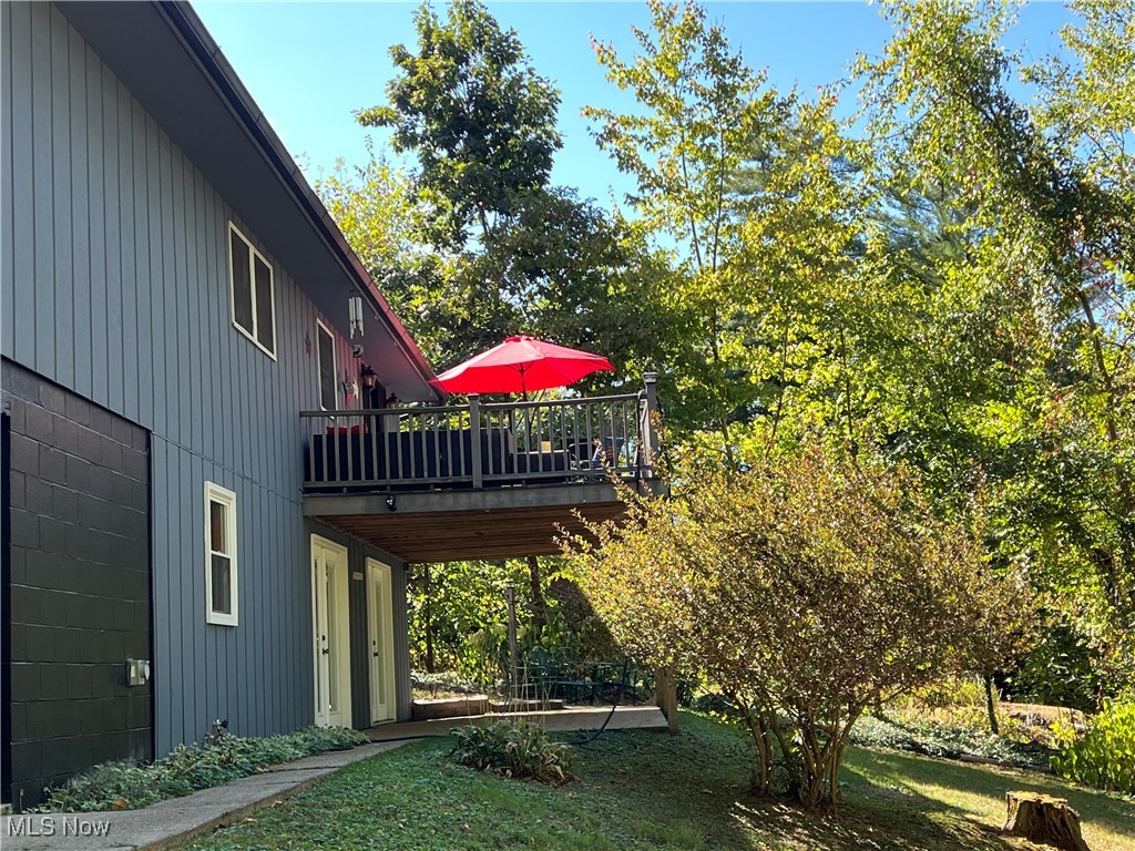 86422 North Bay Road Scio, OH 43988 - Photo 40 of 47 View of yard featuring a patio area and a deck