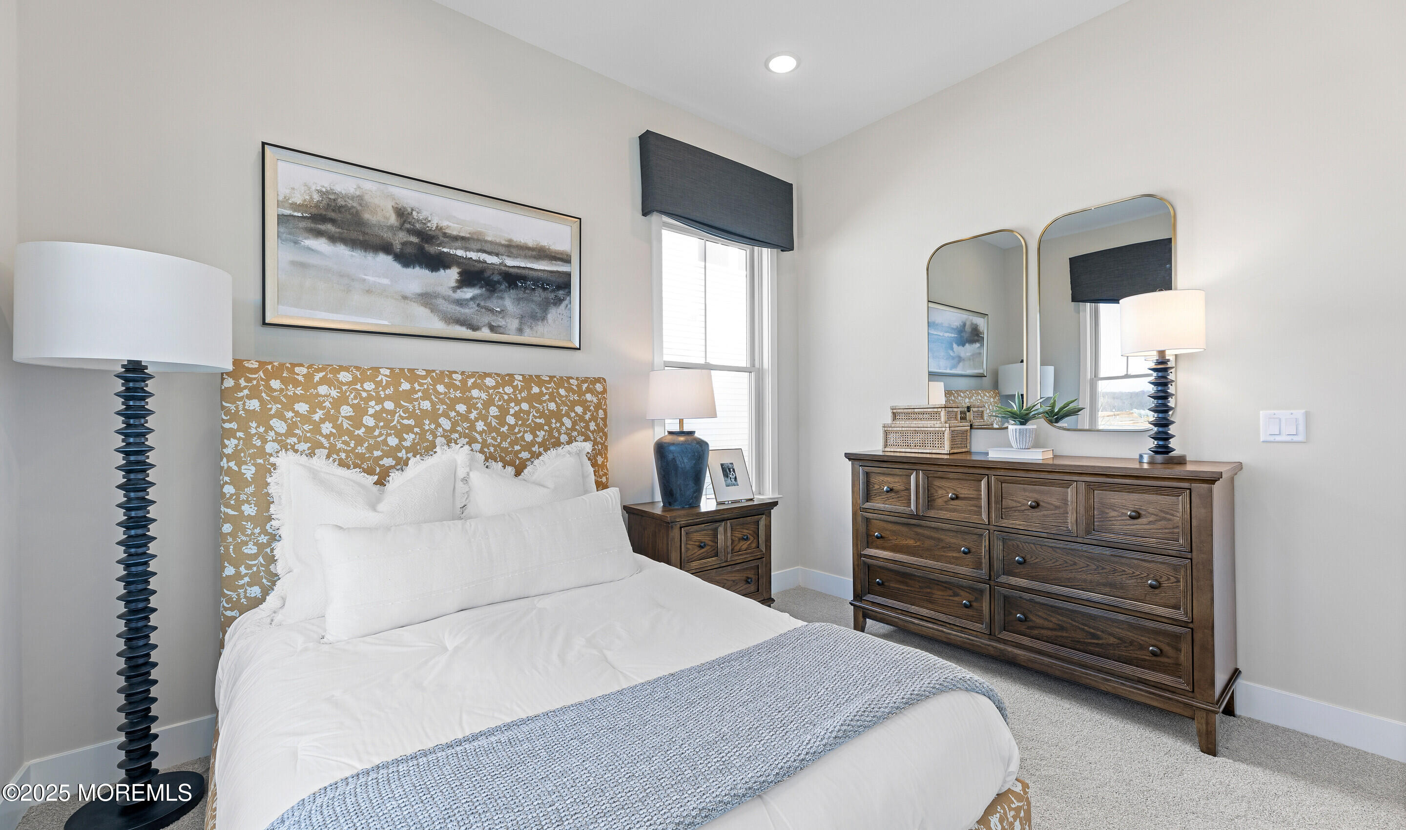 176 Highway 33, Unit DORCHESTER LOFT Manalapan, NJ 07726 - Photo 2 of 38 a bedroom with a bed and a dresser