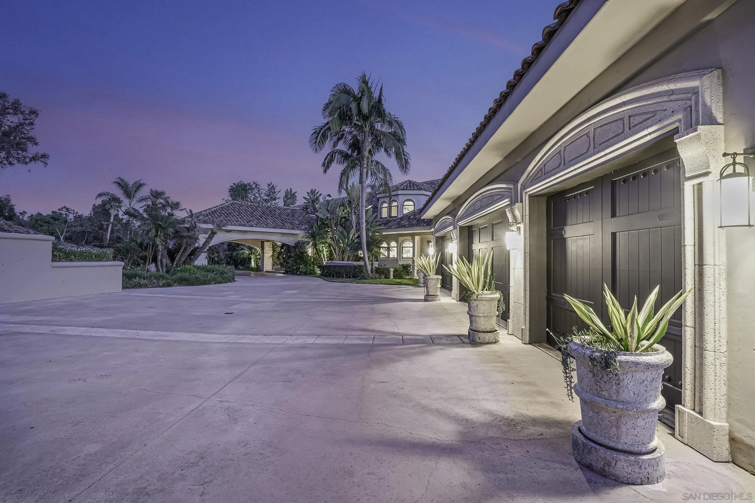 5305 La Crescenta Road Rancho Santa Fe, CA 92067 - Photo 25 of 63 Plenty of room to park in the large driveway and 5 car garage
