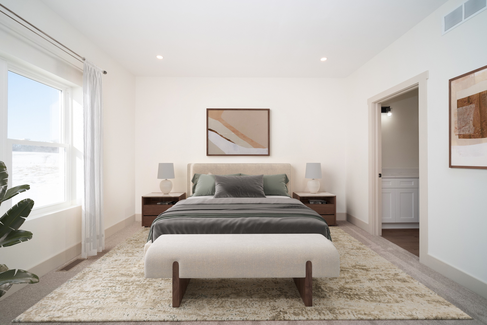 550 Cross Plains Road Rockford, IL 61107 - Photo 18 of 34 a bedroom with a bed and a rug