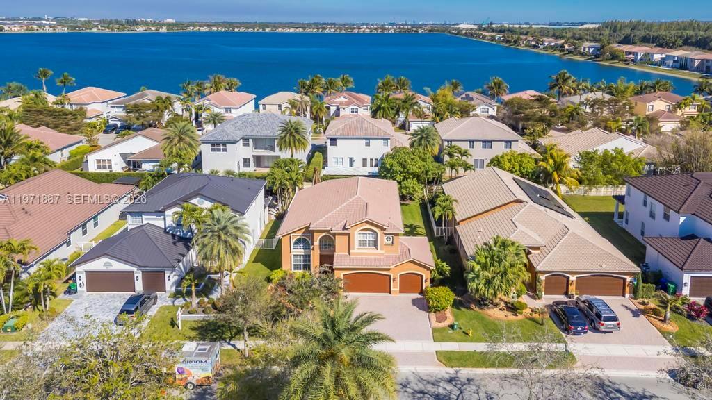 5321 Southwest 184th Way Miramar, FL 33029 - Photo 35 of 43 an aerial view of a house with a ocean view