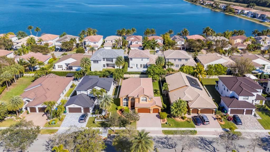 5321 Southwest 184th Way Miramar, FL 33029 - Photo 40 of 43 an aerial view of residential house with an outdoor space and seating