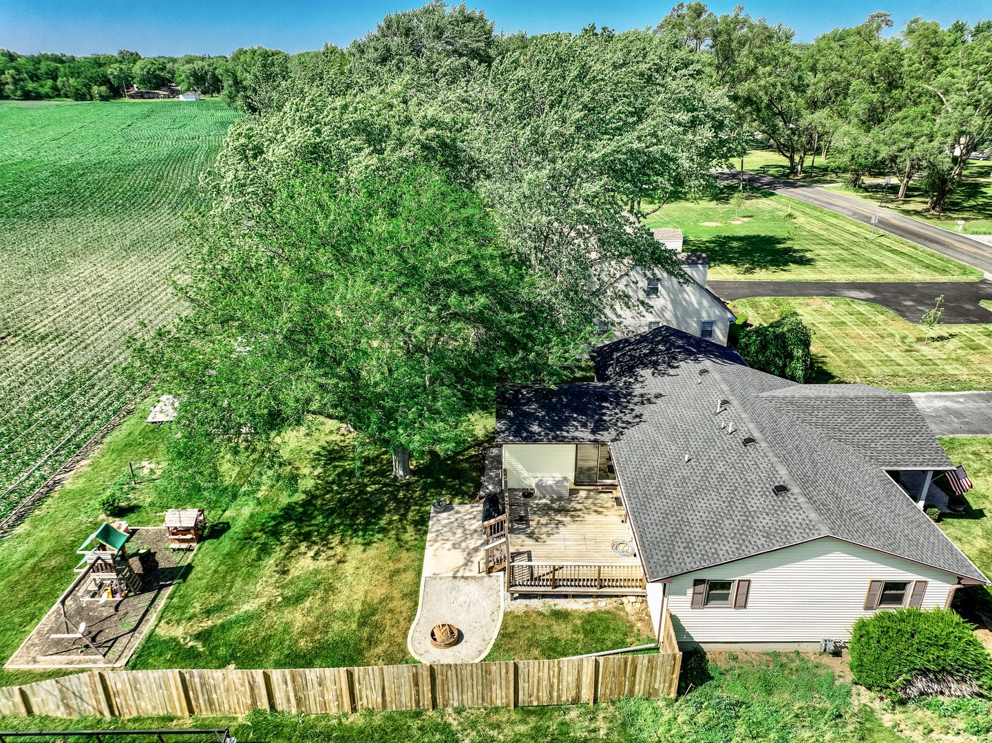 3248 River Road Kankakee, IL 60901 - Photo 23 of 32 an aerial view of residential house with outdoor space