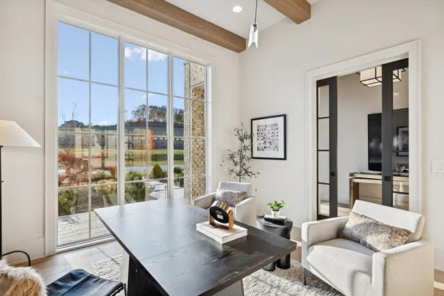 a kitchen with a sink a counter and a stove