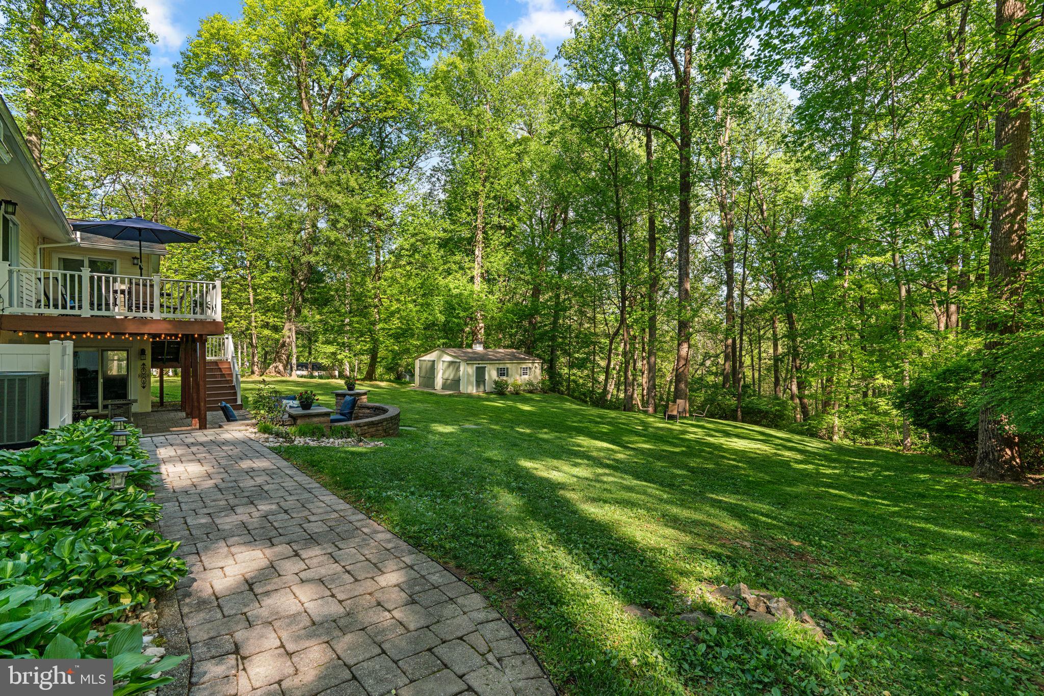 7968 Browns Bridge Road Highland, MD 20777 - Photo 38 of 49 Paver walkway from garage