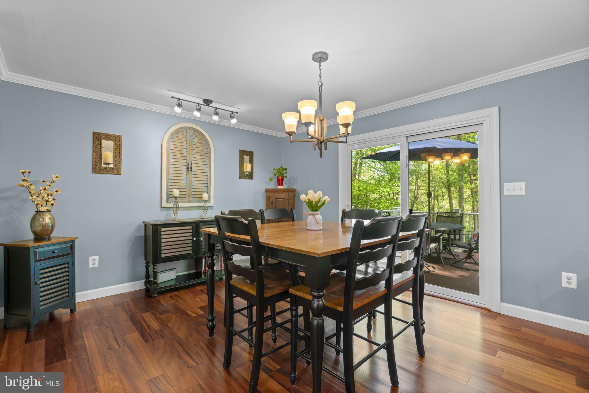 7968 Browns Bridge Road Highland, MD 20777 - Photo 8 of 49 Dining area w/replaced slider to composite deck