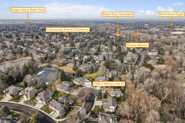 $852,500 | 1506 South Willow Lake Place, Eagle, ID 83616