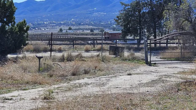 a view of outdoor space with garden