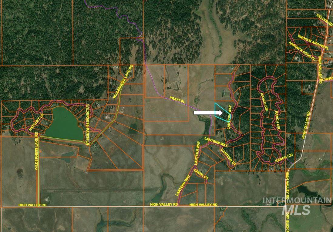135 Lantern Way Cascade, ID 83611 - Photo 15 of 16 Map of property location with property parcel outlined