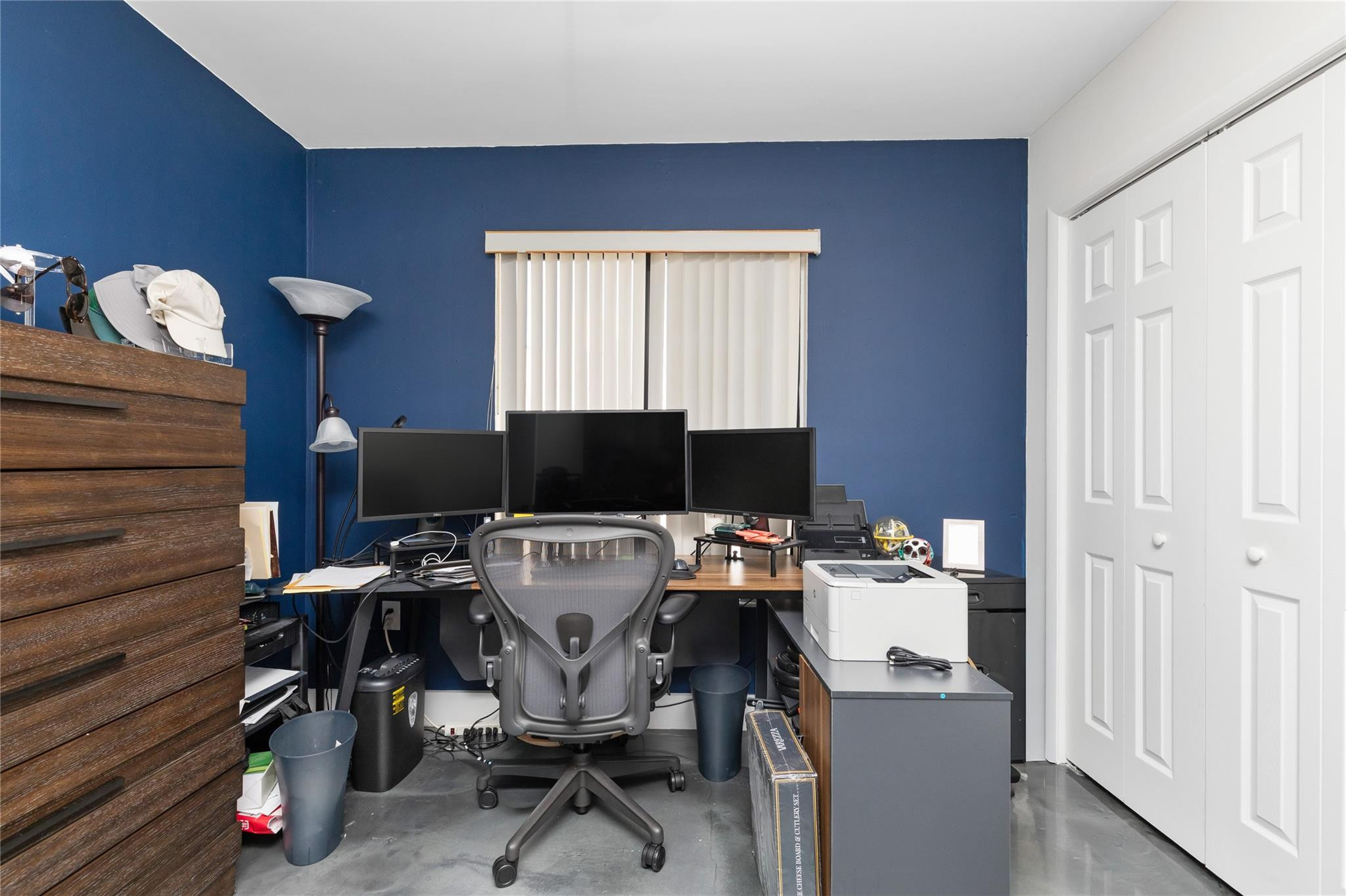 3461 Southwest 24th Street Miami, FL 33145 - Photo 24 of 55 a view of a workspace with furniture and a window